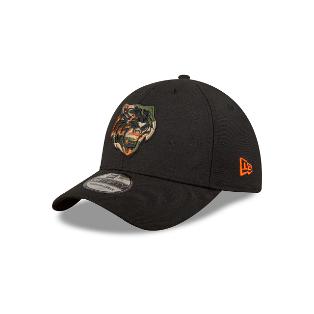 Tigres de Quintana Roo LMB Game Cap Camo Infill 39THIRTY Elástica