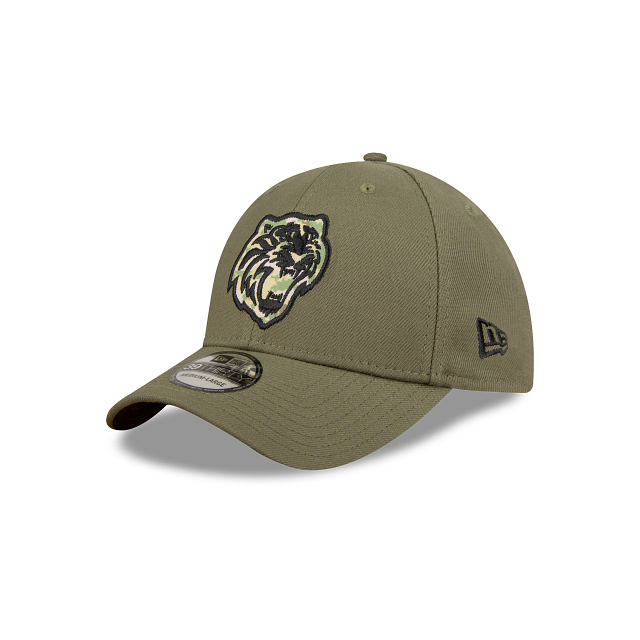 Tigres de Quintana Roo LMB Game Cap Camo 39THIRTY Elástica Verde