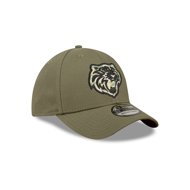 Tigres de Quintana Roo LMB Game Cap Camo 39THIRTY Elástica Verde