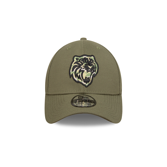 Tigres de Quintana Roo LMB Game Cap Camo 39THIRTY Elástica Verde