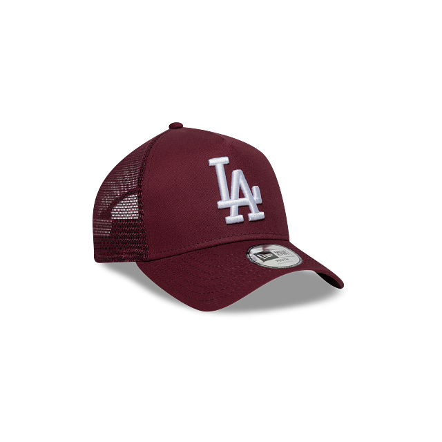 Los Angeles Dodgers MLB Kids League Essentials 9FORTY A-Frame Trucker Snapback Vino para Niña o Niño
