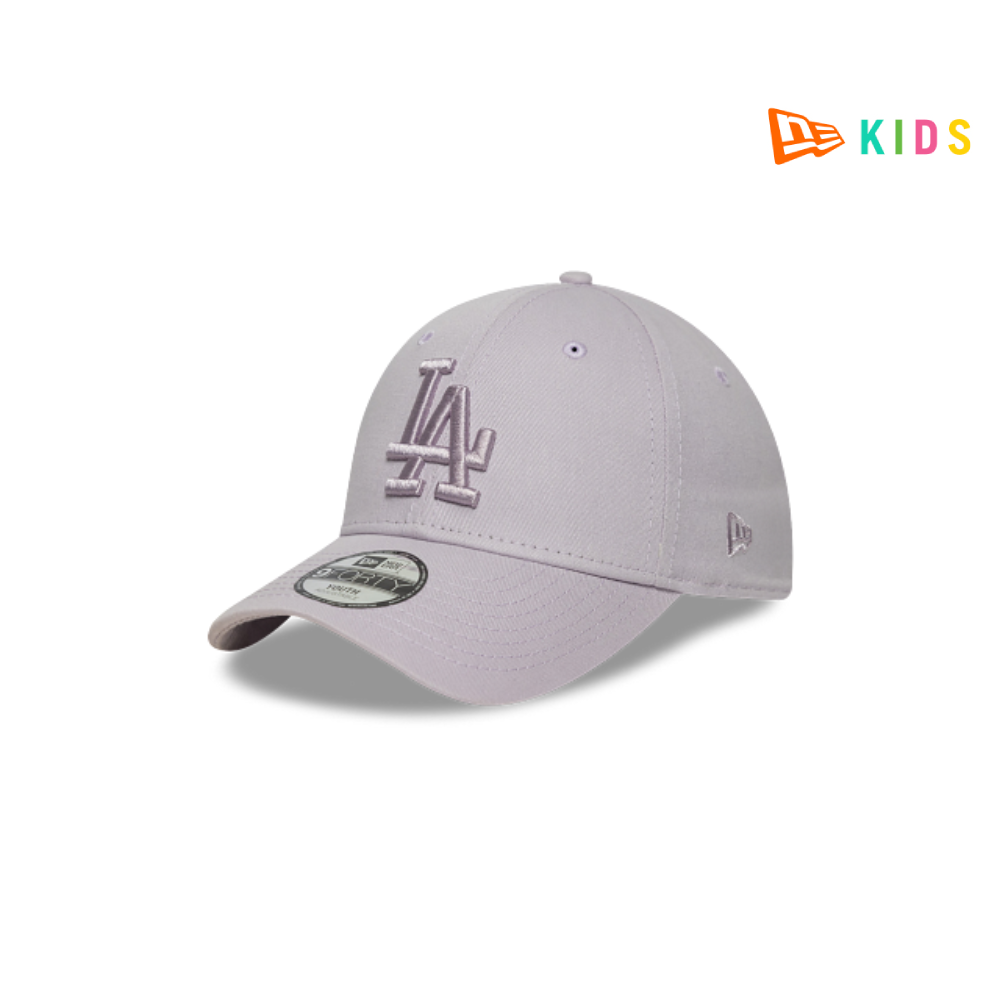 Los Angeles Dodgers MLB Kids League Essentials Pastel 9FORTY Strapback Morada para Niña o Niño