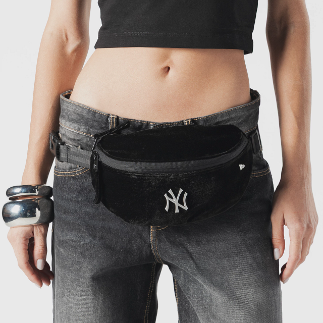 Waist Bag MLB Velour New York Yankees