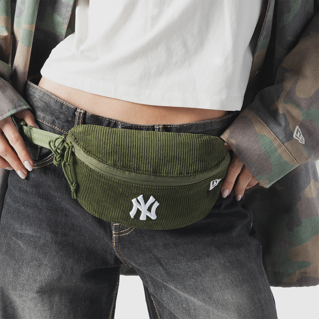 Waist Bag MLB Cord New York Yankees Verde