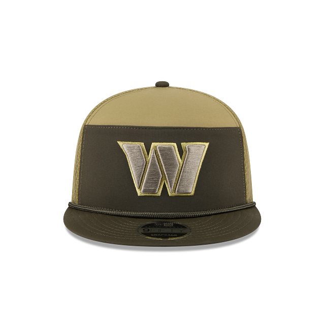 Washington Commanders NFL Salute to Service 2025 9FIFTY Split Panel Trucker Snapback
