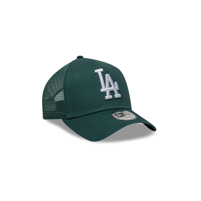 Los Angeles Dodgers MLB Kids League Essentials 9FORTY A-Frame Trucker Snapback Verde para Niña o Niño