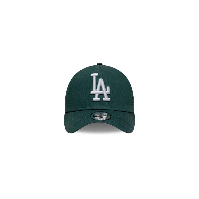 Los Angeles Dodgers MLB Kids League Essentials 9FORTY A-Frame Trucker Snapback Verde para Niña o Niño