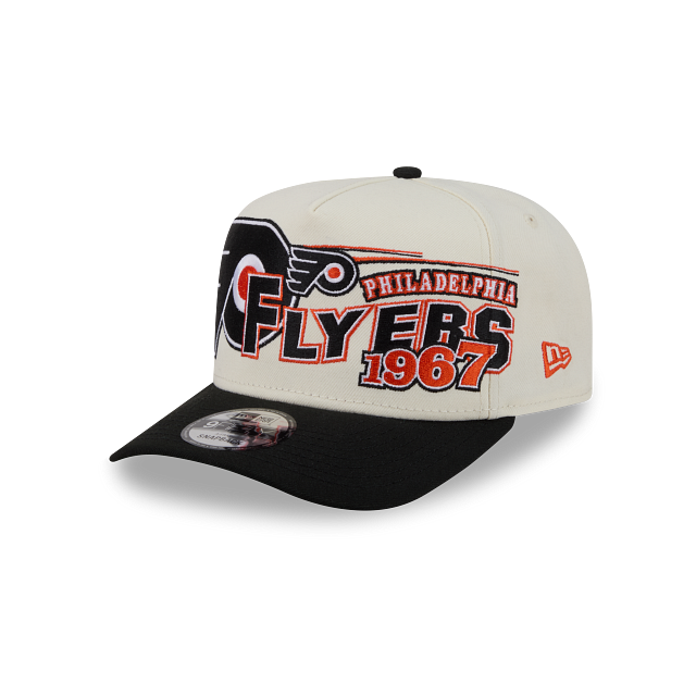 Philadelphia Flyers NHL Chrome White Classic 9FIFTY A-Frame Snapback