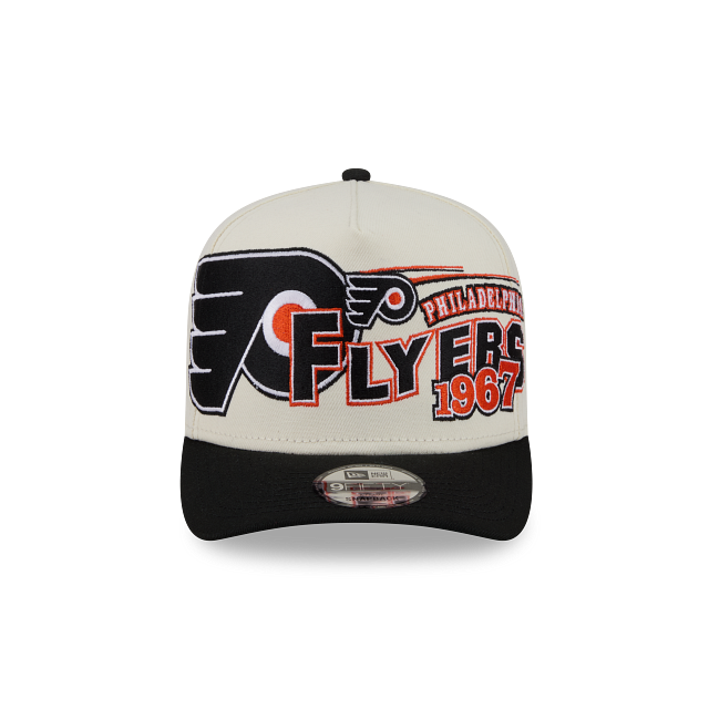 Philadelphia Flyers NHL Chrome White Classic 9FIFTY A-Frame Snapback