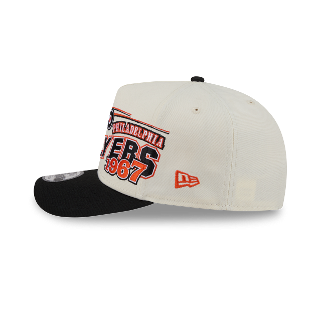 Philadelphia Flyers NHL Chrome White Classic 9FIFTY A-Frame Snapback