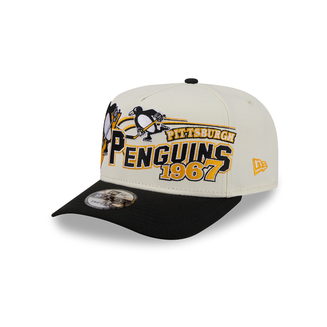 Pittsburgh Penguins NHL Chrome White Classic 9FIFTY A-Frame Snapback