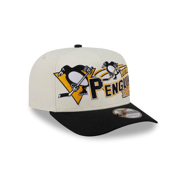 Pittsburgh Penguins NHL Chrome White Classic 9FIFTY A-Frame Snapback