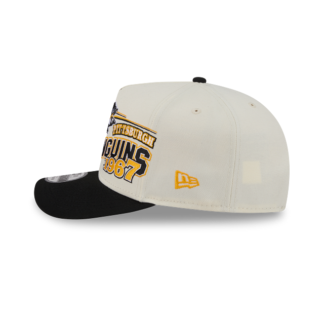 Pittsburgh Penguins NHL Chrome White Classic 9FIFTY A-Frame Snapback
