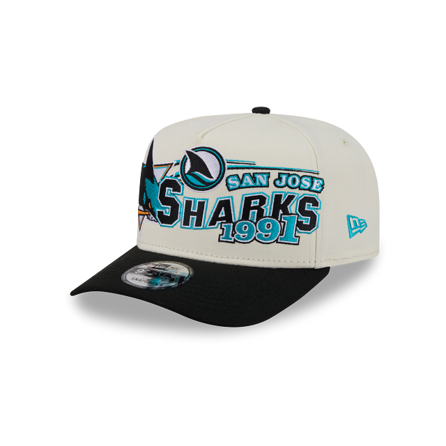 San Jose Sharks NHL Chrome White Classic 9FIFTY A-Frame Snapback