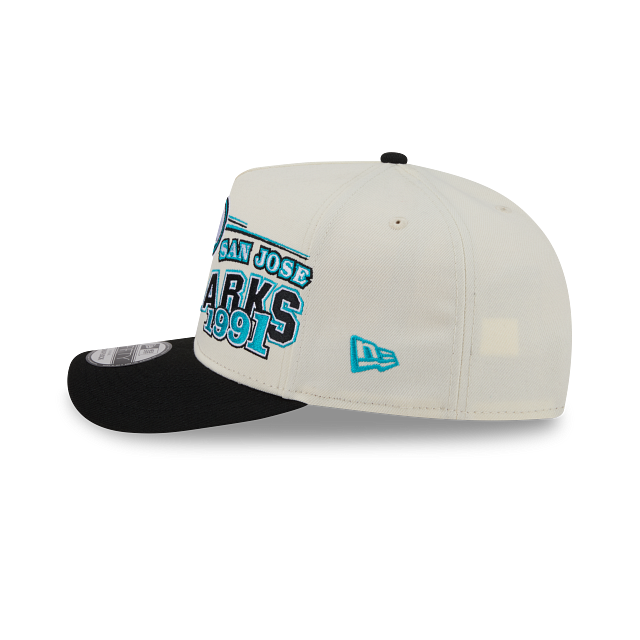 San Jose Sharks NHL Chrome White Classic 9FIFTY A-Frame Snapback