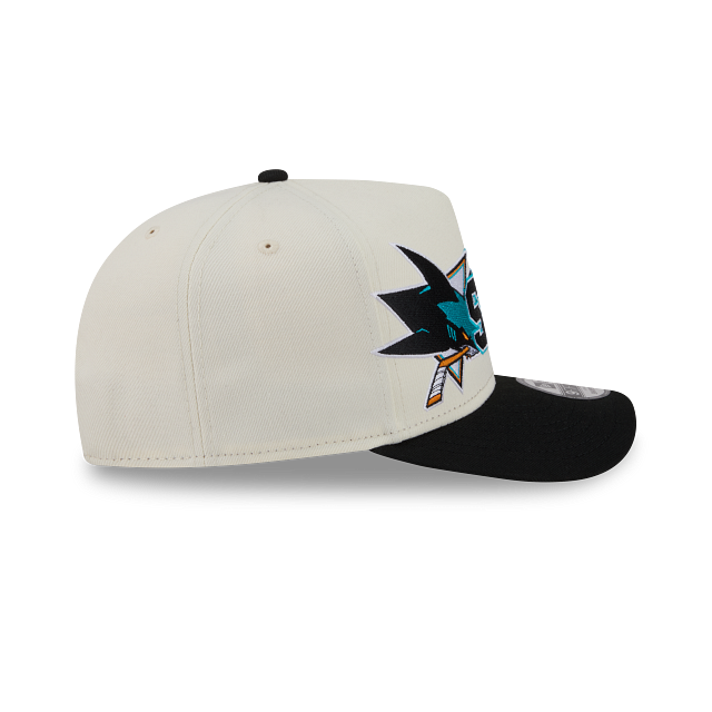 San Jose Sharks NHL Chrome White Classic 9FIFTY A-Frame Snapback