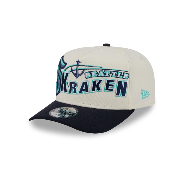 Seattle Kraken NHL Chrome White Classic 9FIFTY A-Frame Snapback
