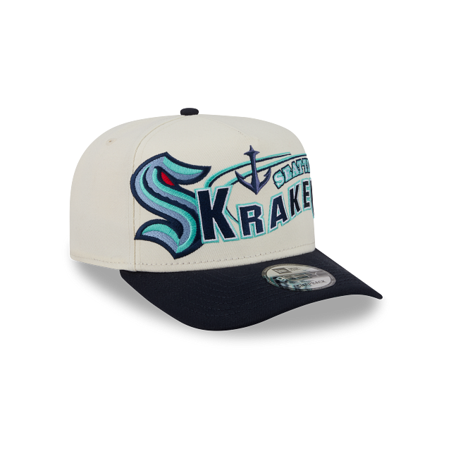Seattle Kraken NHL Chrome White Classic 9FIFTY A-Frame Snapback