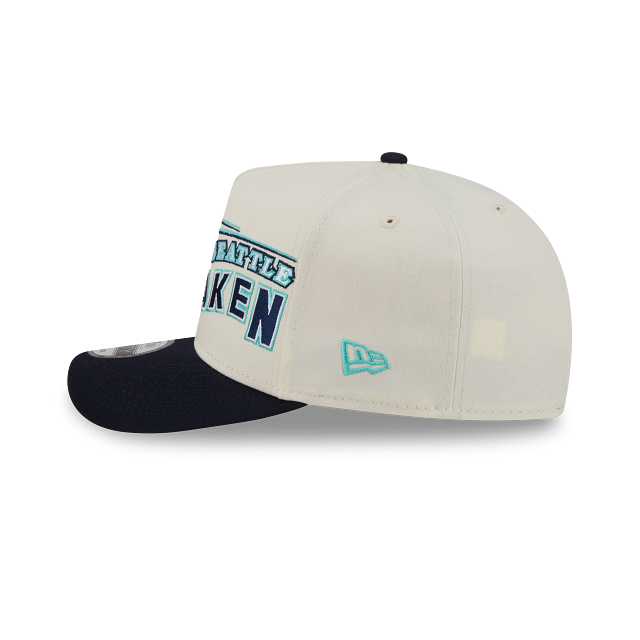 Seattle Kraken NHL Chrome White Classic 9FIFTY A-Frame Snapback
