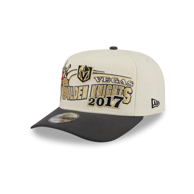 Vegas Golden Knights NHL Chrome White Classic 9FIFTY A-Frame Snapback