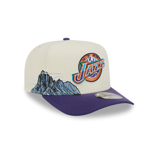 Utah Jazz NBA Hardwood Classics 9FIFTY A-Frame Snapback