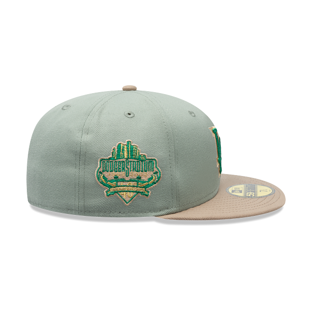 Los Angeles Dodgers MLB Green Logo 59FIFTY Cerrada